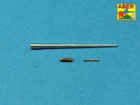 Aber 35L-180 25mm M242 Bushmaster early chain gun barrel & 7,62mm M240 machine gun barrel used on early M2/M3 Bradley or LAV-25 1/35