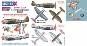 Montex K48227 P-47D THUNDERBOLT 1/48