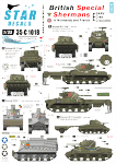 Star Decals 35-C1018 British Special Shermans 1/35