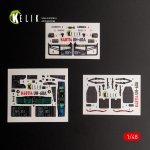 KELIK K48114 UH-60A Black Hawk - Type 2  Defence Intelligence of Ukraine interior 3D decals for ICM kit 1/48