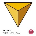 AK Interactive AK17007 DIRTY YELLOW – QUICK GEN COLOR 18ml