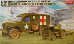 Academy 13403 U.S. Ambulance /Tow Truck WWII 1/72