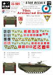 Star Decals 35-969 British 79th Armoured Division #1 1/35