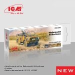 ICM 3049 Acrylic paints set for Wehrmacht Afrika Korps 12 ml х 6