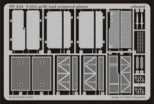 Eduard TP043 T-55A grill and armoured plates 1:35 Tamiya