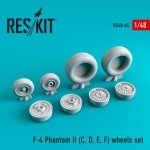 RESKIT RS48-0065 F-4 Phantom II (C, D, E, F) wheels set 1/48