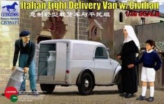 Bronco CB35171 Italian Light Delivery Van w/Civilian (1:35)