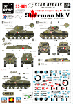 Star Decals 35-861 Canadian Armour in Italy 1/35