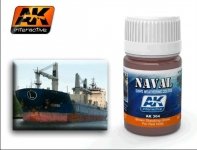 AK Interactive AK304 Brown Streaking Grime For Red Hulls