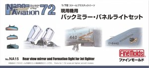 Fine Molds NA15 Rear view mirror and Formation light for Jet fighter 1/72