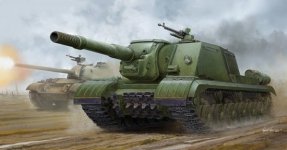 Trumpeter 05591 Soviet JSU-152K Armored Self-Propelled Gun 1/35
