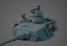 Panzer Art FI35-099 German Panzerjacke turret crew (PzIII & PzIV tanks) 1/35