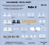 Weikert Decals DEC240 Oznaczenia niemieckich dywizji pancernych - vol.2 1/35
