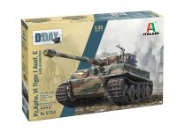 Italeri 6754 Sd.Kfz.181 Panzerkampfwagen Tiger I Ausf.E (Late Production) D-Day 80th Anniversary 1/35