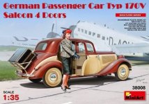 MiniArt 38008 German Passenger Car Type 170V Saloon 4 doors 1/35
