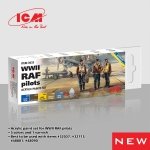 ICM 3033 Acrylic paint set for WWII RAF pilots 5x12ml + Varnish Matt