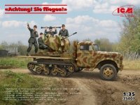 ICM 35407 Achtung! Sie fliegen! (Sd.Kfz.3b with 2 см Flak 38 and crew) 1/35