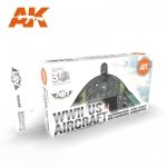 AK Interactive AK11734 WWII US AIRCRAFT INTERIOR COLORS 6x17 ml
