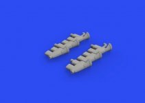 Eduard 672250 Spitfire Mk. Vc exhaust stacks for Airfix 1/72