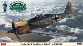 Hasegawa 07492 Focke-Wulf Fw190A-4 “GRAF” w/FIGURE 1/48
