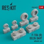 RESKIT RS48-0075 Convair F-106 (B) Delta Dart wheels set  1/48