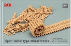 Rye Field Model 2019 TIGER I initial type mirror tracks 1/35