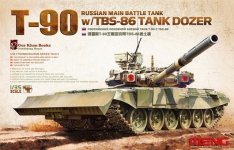 Meng Model TS-014 T-90 w/TBS-86 Tank Dozer (1:35)