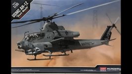 Academy 12127 USMC AH-1Z Shark Mouth 1/35