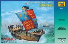 Zvezda 9038 English Medieval Ship Thomas 1/72