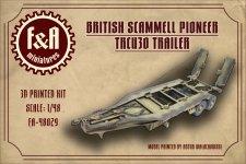 F&A Miniatures FA-48029 TRCU30 Trailer 1/48