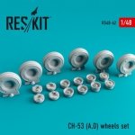RESKIT RS48-0062 CH-53 (A,D) wheels set 1/48