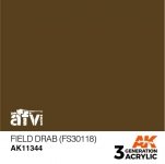 AK Interactive AK11344 Field Drab (FS30118) 17ml