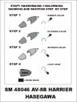 Montex SM48046 AV-8 B Harrier HASEGAWA
