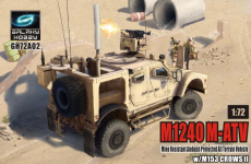 Galaxy Hobby GH72A02 M1240 M-ATV w/ M153 CROWS II Mine Resistant Ambush Protected All Terrain Vehicle 1/72