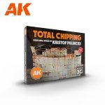 AK Interactive AK11767 SIGNATURE SET – TOTAL CHIPPING – KRISTOF PULINCKX PAINT SET 18x17 ml