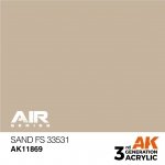 AK Interactive AK11869 SAND FS 33531 – AIR 17 ml