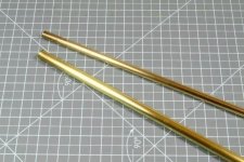 AK Interactive AK9104 BRASS PIPES 0.5MM Ø. 5 UNITS.