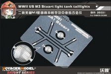 Voyager Model BR35031 WWII US M3 Stuart Light Tank Taillights Tamiya 35360 1/35