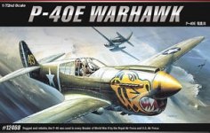 Academy 12468 P-40E Warhawk 1/72
