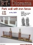 RT-Diorama 35276 Park wall with Fence 1/35