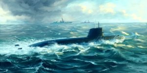 Trumpeter 05911 Japanese Soryu Class Attack Submarine 1/144