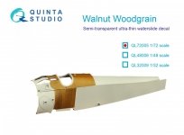 Quinta Studio QL72005 Walnut Woodgrain (all kits) 1/32