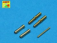 Aber A32010 Set of 2 barrels for German aircraft 30mm machine cannons MK 108 with blast tube (1:32)