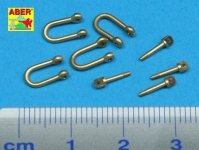 Aber R-16 Late model Shackle for Pz.Kpfw.V Panther - 4 pcs. (1:35)