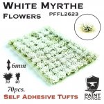Paint Forge PFFL2623 White Myrthe Flowers 6mm