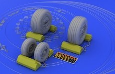 Eduard 648015 F-4J/ S wheels 1/48 (Hasegawa)