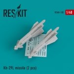RESKIT RS48-0102 Kh-29L  (AS-14A 'Kedge)  missile (2 pcs) 1/48