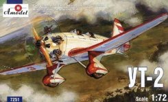 A-Model 07251 Yakovlev UT-2 Soviet WW2 trainer 1:72