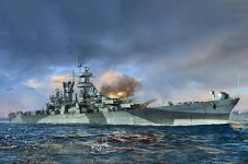 Trumpeter 06738 USS Large cruiser Alaska 1/700