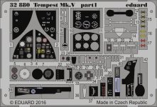 Eduard 32880 Tempest Mk. V 1/32 SPECIAL HOBBY